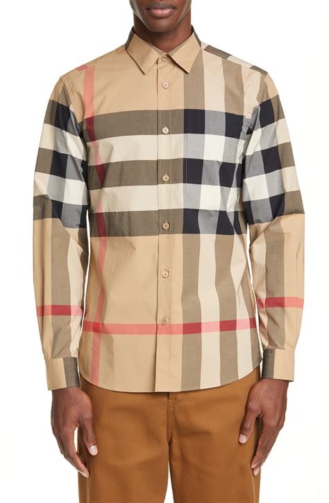 burberry check shirt cheap|burberry button up shirt.